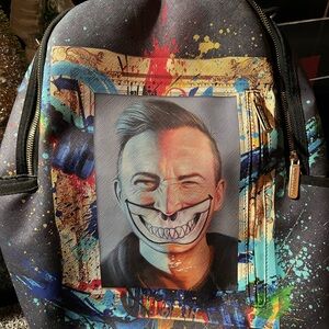 Artistic Multicolor Men's Backpack